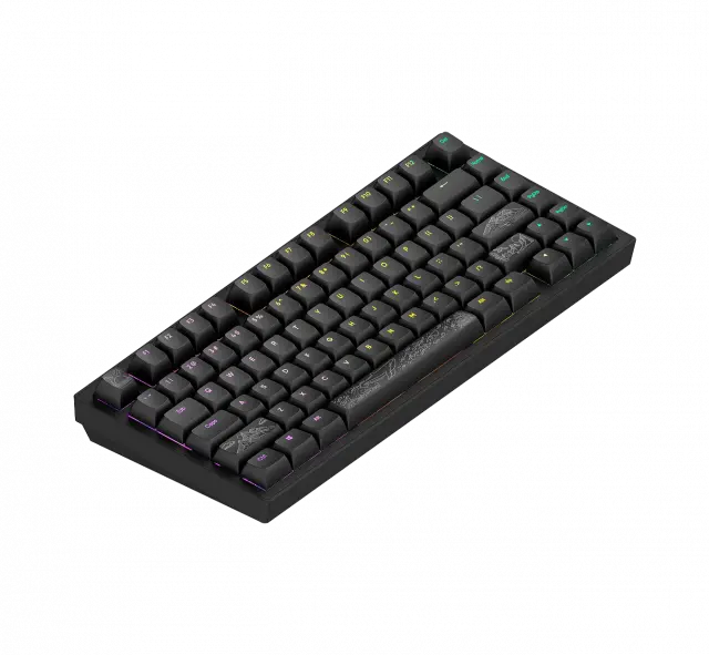 Геймърскa механична клавиатура Dark Project ALU81A Terra Nostra V2 Black RGB 