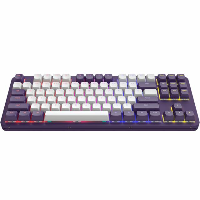 Gaming Mechanical Keyboard Dark Project ALU87A Violet RGB - TKL 
