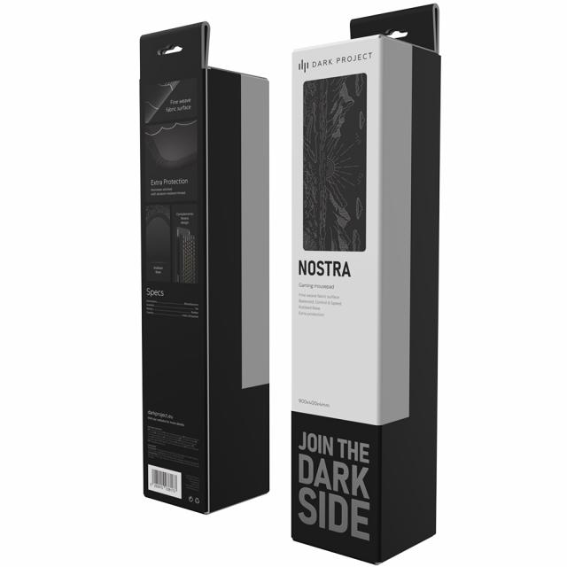 Геймърски пад Dark Project - Nostra Black XL 