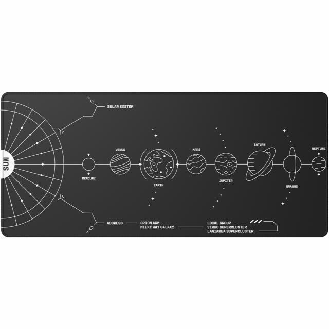 Геймърски пад Dark Project - Terra Nova Black XL 