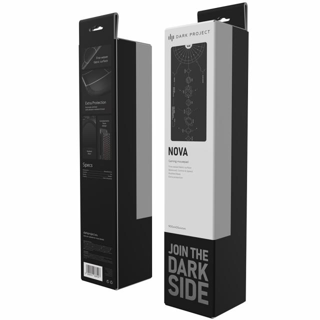 Геймърски пад Dark Project - Terra Nova Black XL 