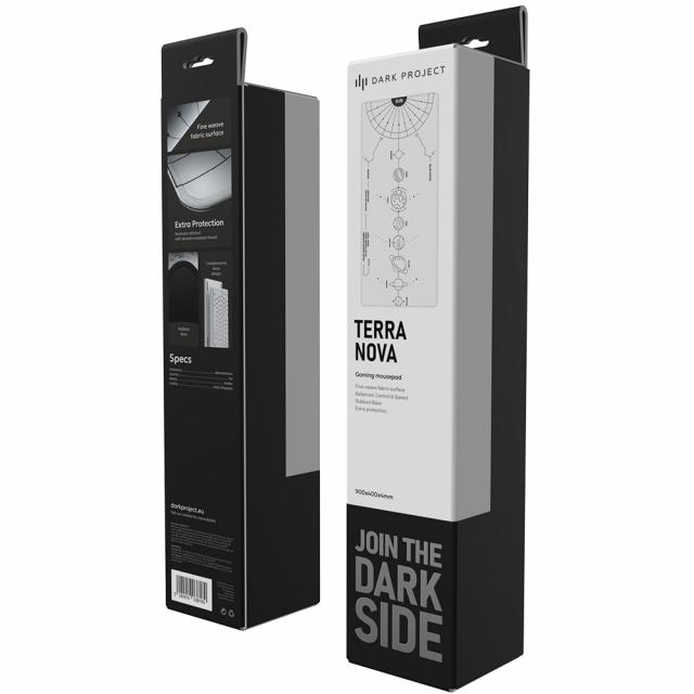 Геймърски пад Dark Project - Terra Nova White XL 