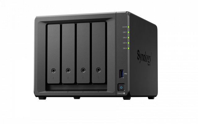 Мрежов сторидж NAS Synology DS425+,4-bay за  3.5" 2.5", 2 x M.2 NVMe 