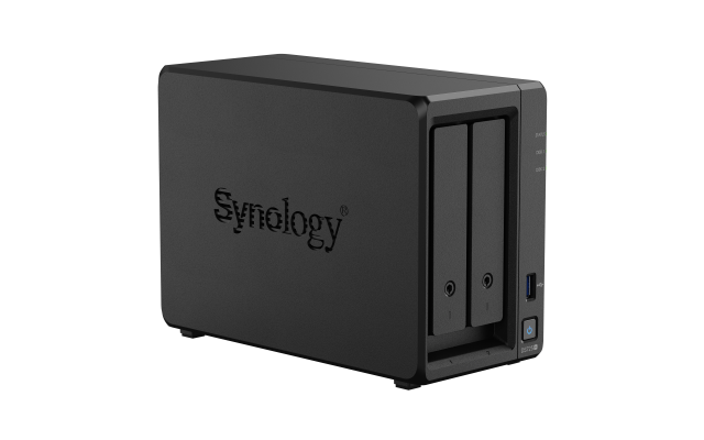 Мрежов сторидж NAS Synology DS725+, за 2 диска 3.5"/2.5", 2 x M.2 NVMe 