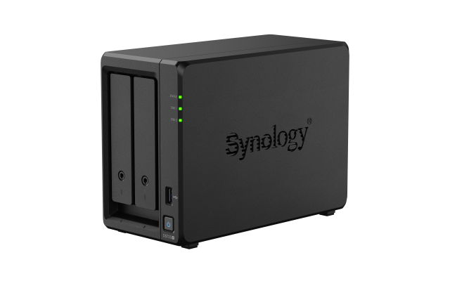 Мрежов сторидж NAS Synology DS725+, за 2 диска 3.5"/2.5", 2 x M.2 NVMe 