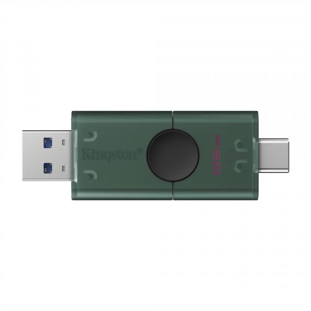 USB памет KINGSTON DataTraveler Duo G2, 128GB USB-C + USB-A 3.2 Gen 1 