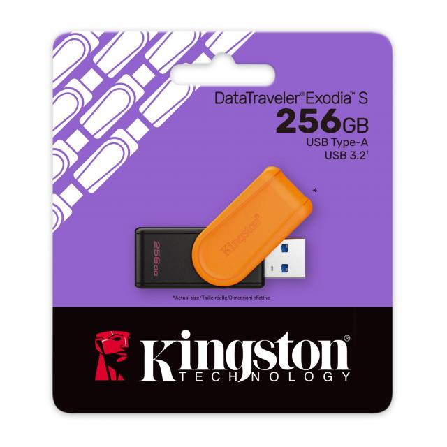 USB памет KINGSTON DataTraveler Exodia S 256GB 