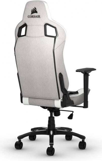 Геймърски стол Corsair T3 RUSH - Fabric Grey/White 