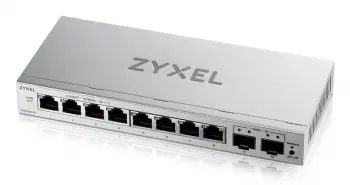 Switch ZyXEL GS-1200-10, V3,  Web Managed, 8 port 10/100/1000 with 2Gbe Uplink