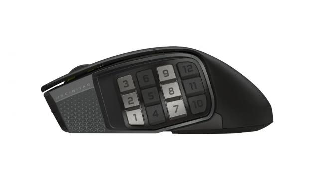 Геймърскa оптична мишка CORSAIR SCIMITAR ELITE WIRELESS SE, 33000 DPI 