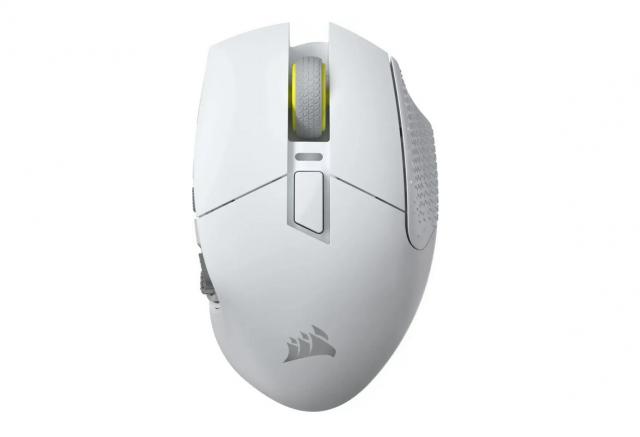 Геймърскa оптична мишка CORSAIR SCIMITAR ELITE WIRELESS SE White, 33000 DPI 