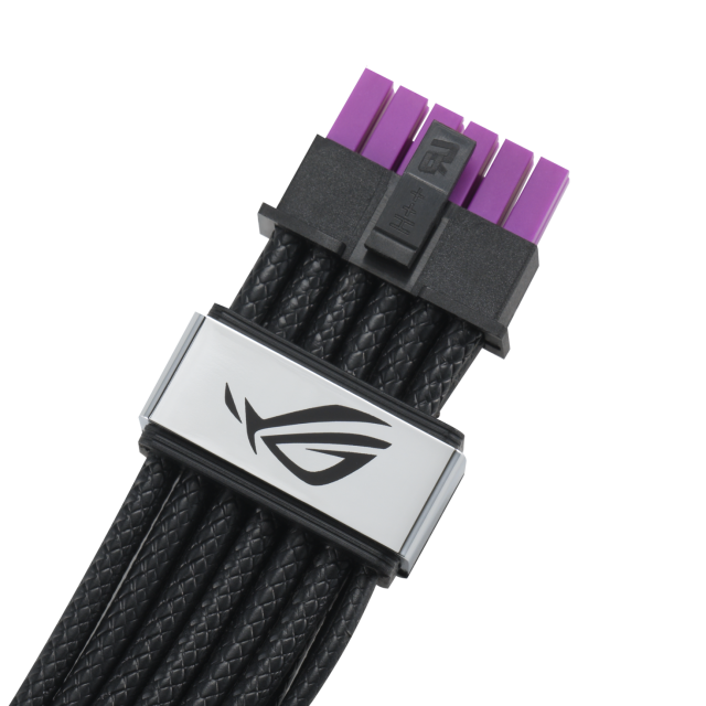 Кабел ASUS ROG Equalizer 12V-2x6 ATX 3.1 & PCIe 5.1 - Black 
