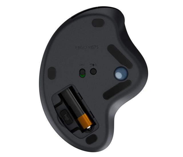 Безжична оптична мишка LOGITECH ERGO M575, Bluetooth, Trackball 
