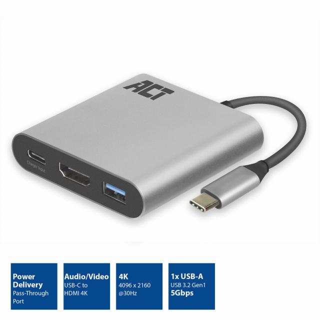 ACT USB-C to HDMI 4K Adapter 