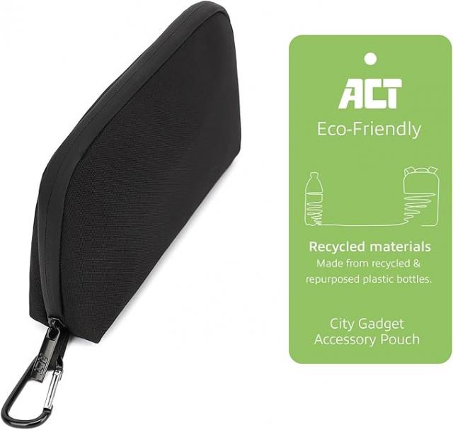 Органайзер за пътуване, ACT City Accessory, 24 х 5,50 х 14 см, 7 отделения, Черна 