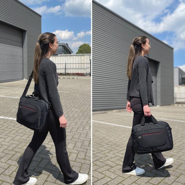 ACT Suburb 15.6" laptop bag made from recycled plastic bottles 