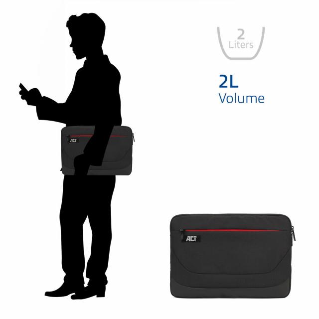 ACT Suburb 14.1" laptop case made from recycled plastic bottles 