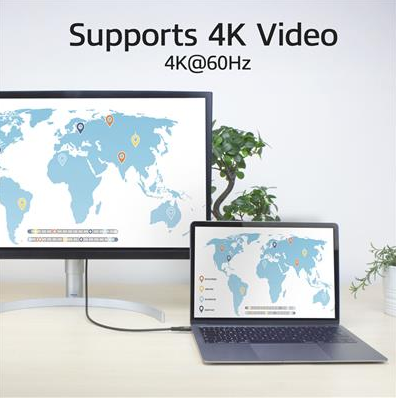 ACT Кабел USB-C - USB-C, 0.5 м / USB4, 20Gbps, 240W 