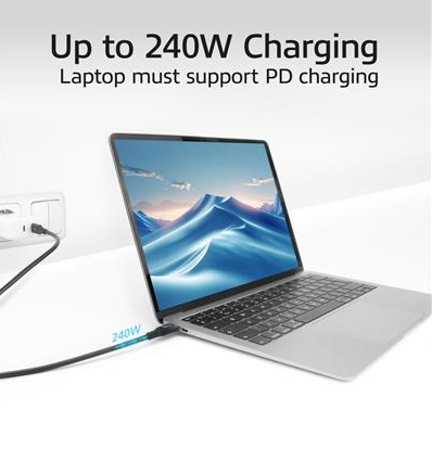 ACT Кабел USB-C - USB-C, 0.5 м / USB4, 20Gbps, 240W 