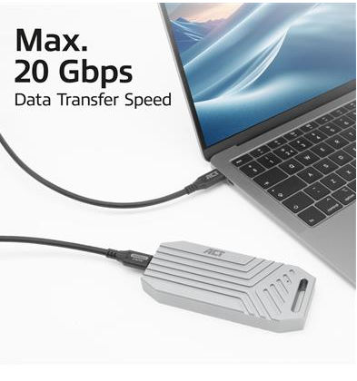 ACT Кабел USB-C - USB-C, 1 м / USB4, 20Gbps, 240W 