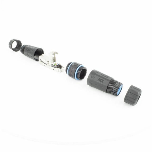 ACT Network Connector, Outdoor, CAT-6A, 1 Gbit/s 
