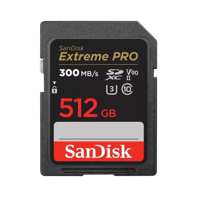 SanDisk Карта памет Extreme Pro SDXC 512GB, 300MB/s, V90 UHS-II 
