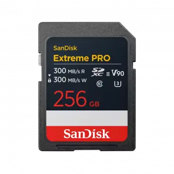 SanDisk Карта памет Extreme Pro SDXC 256GB, 300MB/s, V90 UHS-II