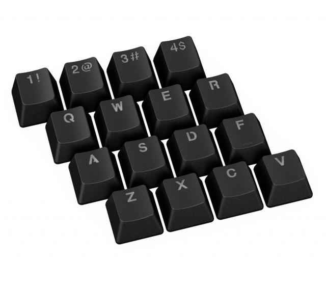 Keycaps ENDORFY - 124 pcs PBT - Black 