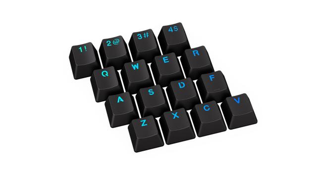 Keycaps ENDORFY - 124 pcs PBT - Black 