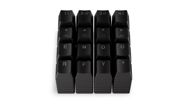 Keycaps ENDORFY - 124 pcs PBT - Black 
