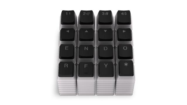 Keycaps ENDORFY - 104 pcs PBT - US Layout 