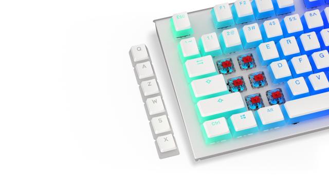 Keycaps ENDORFY - 104 pcs PBT - Onyx White 