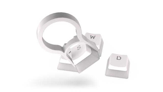Keycaps ENDORFY - 104 pcs PBT - Onyx White 