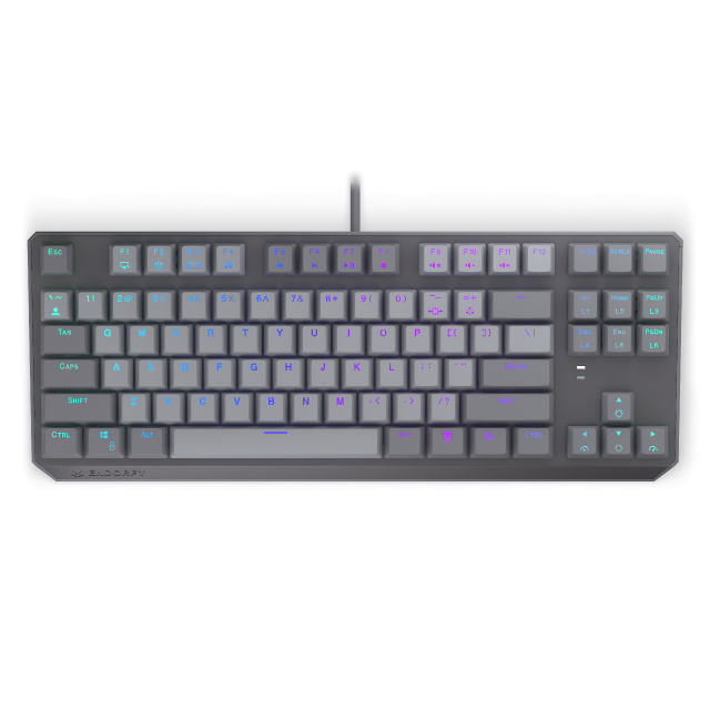 Endorfy механична клавиатура Thock V2 TKL, PBT, Endorfy Red switch, US Layout