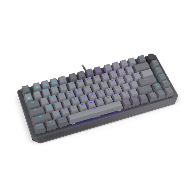 Endorfy механична клавиатура Thock V2 75%, PBT, Endorfy Red switch, US Layout