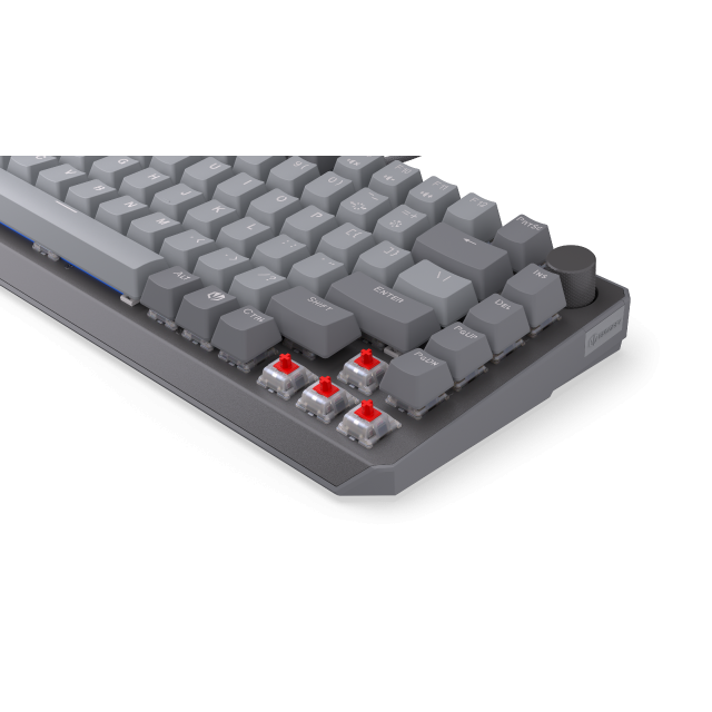 Endorfy механична клавиатура Thock V2 75%, PBT, Endorfy Red switch, US Layout