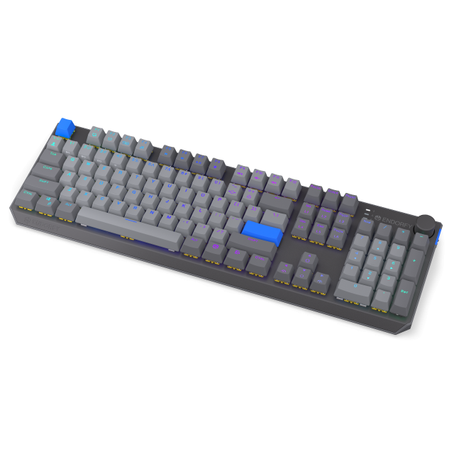 Endorfy механична клавиатура Thock Wireless V2 Full Size, PBT, Endorfy Yellow switch, US Layout