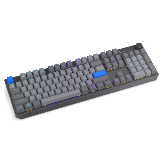 Endorfy механична клавиатура Thock Wireless V2 Full Size, PBT, Endorfy Yellow switch, US Layout