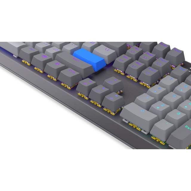 Endorfy механична клавиатура Thock Wireless V2 Full Size, PBT, Endorfy Yellow switch, US Layout