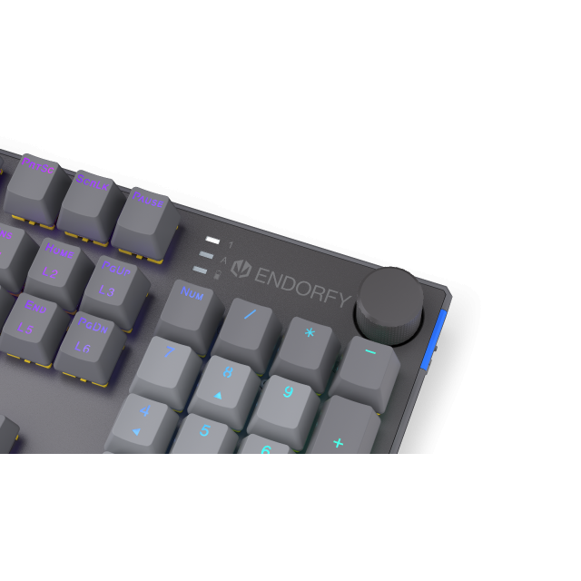 Endorfy механична клавиатура Thock Wireless V2 Full Size, PBT, Endorfy Yellow switch, US Layout