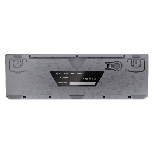 Endorfy механична клавиатура Thock Wireless V2 Full Size, PBT, Endorfy Yellow switch, US Layout