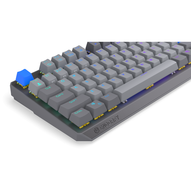 Endorfy механична клавиатура Thock Wireless V2 TKL, PBT, Endorfy Yellow switch, US Layout