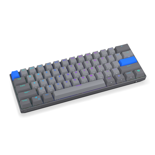 Endorfy механична клавиатура Thock Wireless V2 Compact, PBT, Endorfy Yellow, US Layout