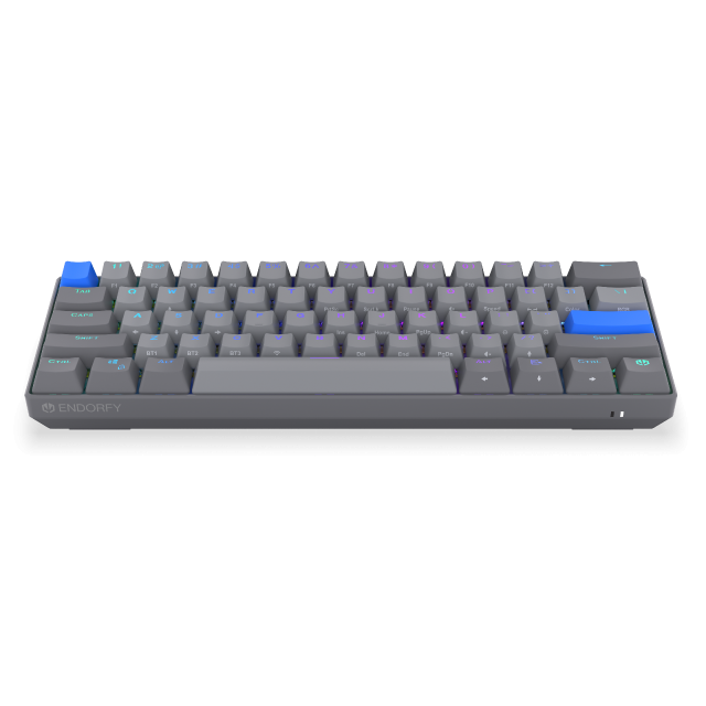 Endorfy механична клавиатура Thock Wireless V2 Compact, PBT, Endorfy Yellow, US Layout