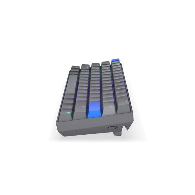 Endorfy механична клавиатура Thock Wireless V2 Compact, PBT, Endorfy Yellow, US Layout
