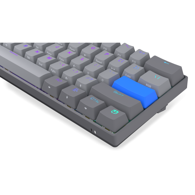 Endorfy механична клавиатура Thock Wireless V2 Compact, PBT, Endorfy Yellow, US Layout