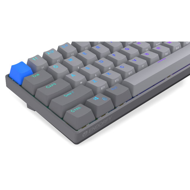Endorfy механична клавиатура Thock Wireless V2 Compact, PBT, Endorfy Yellow, US Layout