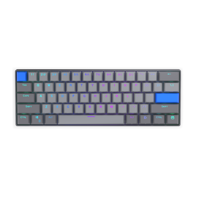 Endorfy механична клавиатура Thock Wireless V2 Compact, PBT, Endorfy Yellow, US Layout