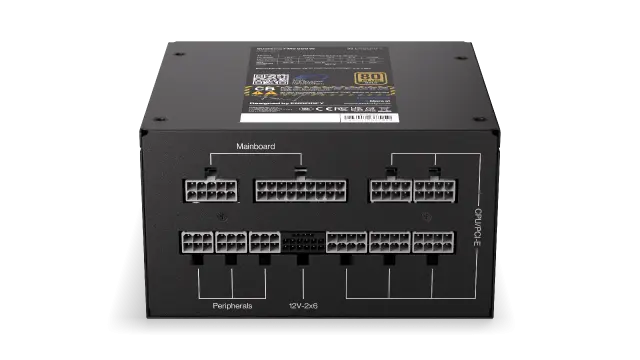 Захранващ блок Endorfy Supremo FM6 850W 80+ Gold, PCIe 5.1 - Fully Modular 
