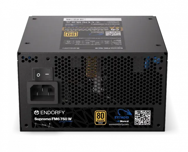 Захранващ блок Endorfy Supremo FM6 750W 80+ Gold, PCIe 5.1 - Fully Modular 